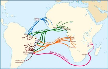 Principais rotas transatlânticas de escaravizados para o Brasil (5)