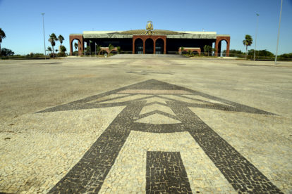 Palácio do Araguaia, na direção Sul da rosa dos ventos representada no piso. Foto: José Rodolpho Assenço. (4)