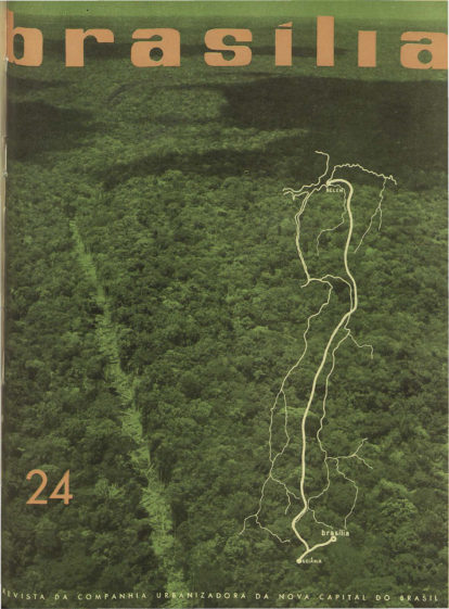 Capa da 24ª edição da BRASÍLIA: Revista da Companhia Urbanizadora da Nova Capital do Brasil, de 1958. (2)