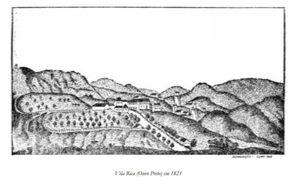Vila Rica (Ouro Preto) em 1821. (3)
