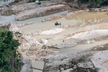 Garimpo na terra Indígena Munduruku - Foto de Vinícius Mendonça/Ibama (3)