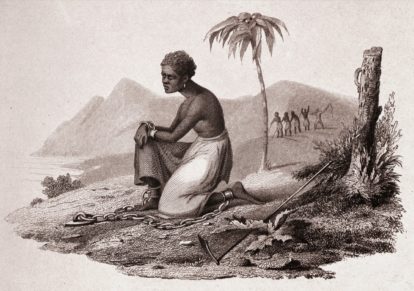 Mulher escravizada algemada, Antilhas, Centro Schomburg. (3)
