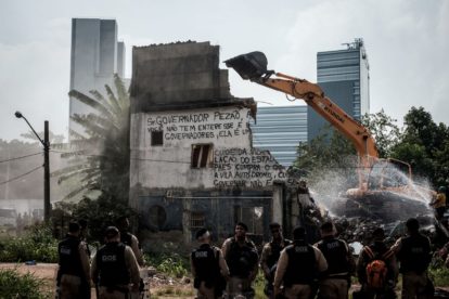 Demolições na Vila Autódromo Foto: Yasuyoshu Chiba/ AFP/ Getty Images (1)