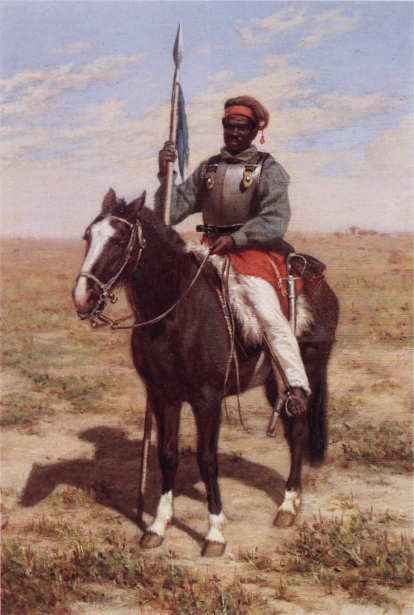 Retrato de um Lanceiro Negro, Juan Manuel Blanes (1)