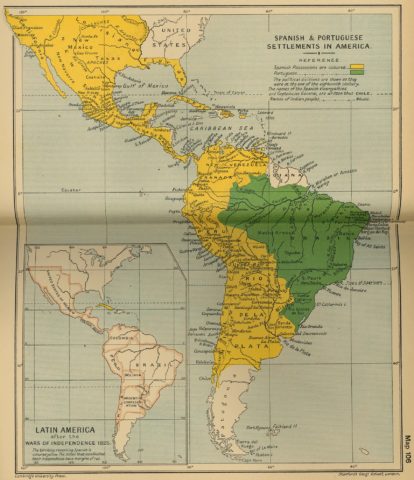 Mapa da America Larina, 1825. (3)
