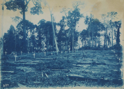 Cemitério do Hospital da Candelária, 1910, Porto Velho (Rondônia). Fonte: acervo da Biblioteca Nacional. (1)