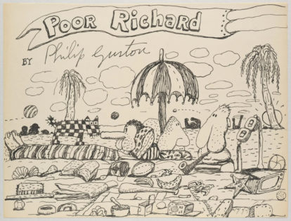 Sem título (Poor Richard), Philip Guston (5)