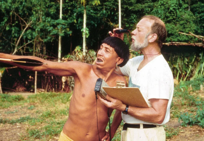 Chagnon com um líder Yanomami, 1986. Foto: Napoleon Chagnon (2)