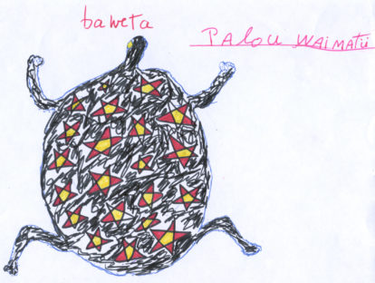 Baweta. Desenho Paulo Waimatü Tikuna