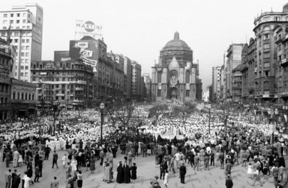 Congresso Nacional da Padroeira do Brasil. São Paulo, 1954. Foto: Henri Ballot. (4)