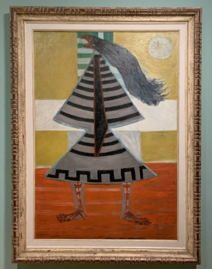 Vista da obra ‘’Bailarina Carajá’’, pintada por Cândido Portinari em 1958, retratando um indígena Carajá. Foto: Victor Vaccari. (4)
