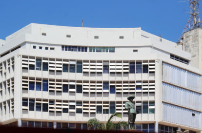Estátua do Anhanguera. Acervo Beatriz Gonçalves. Março de 2021.