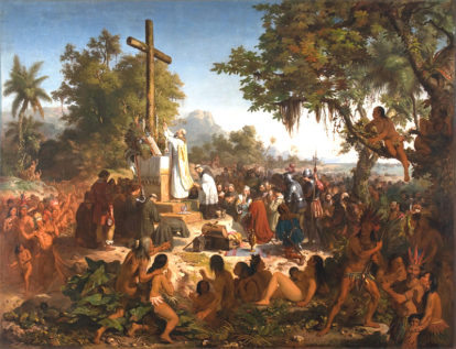 Primeira Missa no Brasil, Victor Meirelles, 1860. Fonte: Wikimedia  (2)