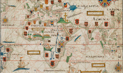 Mapa do Império Português, 1573.  Domingos Teixeira / Wikimedia Commons. (2)