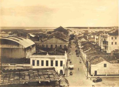 Rua da Praia em 1942.