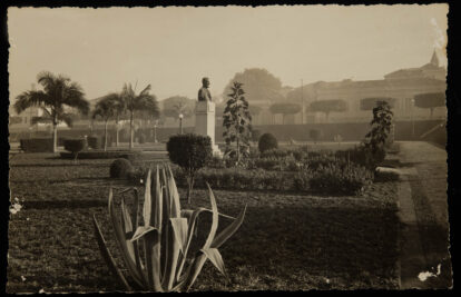Busto de Jesuíno na Praça Santos Dumont, década de 50. Foto: Acervo APH-FPMSC (4)